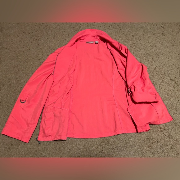 Chico's Women Lightweight Jack Long Sleeve Full Zip Track Jacket Pink Size 2 (L) - Picture 8 of 8